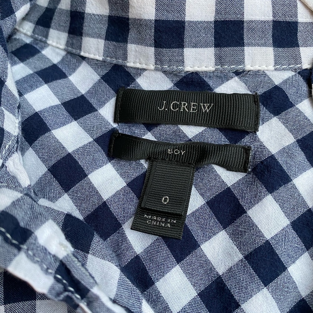 J.Crew checkered button down. - Picture 2 of 3